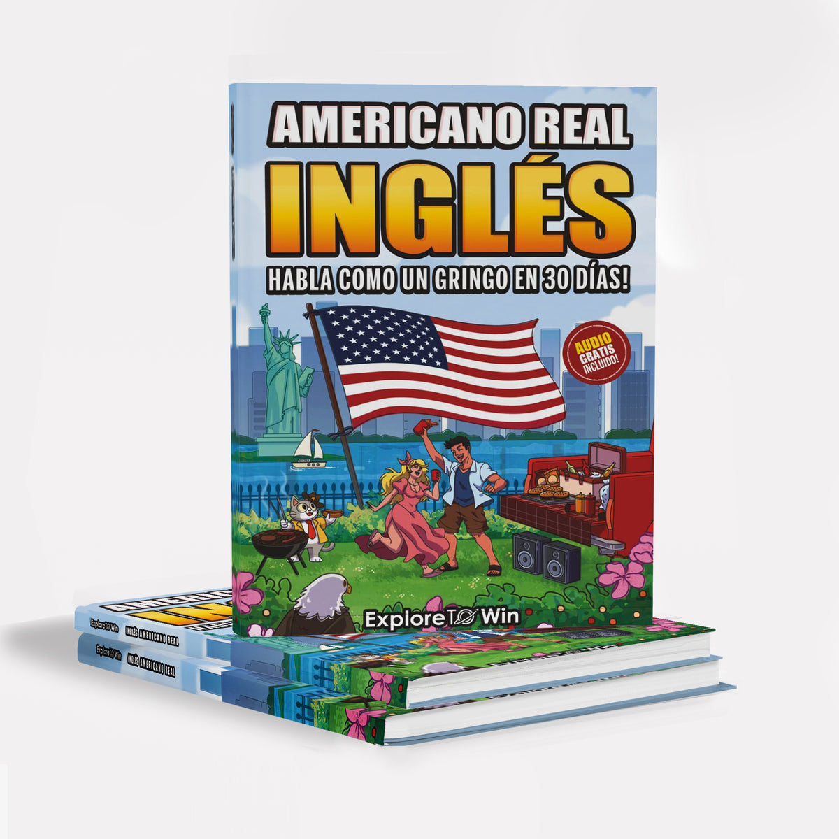 Aprende inglés americano real para adultos principiantes: ¡Habla como un gringo en 30 días!