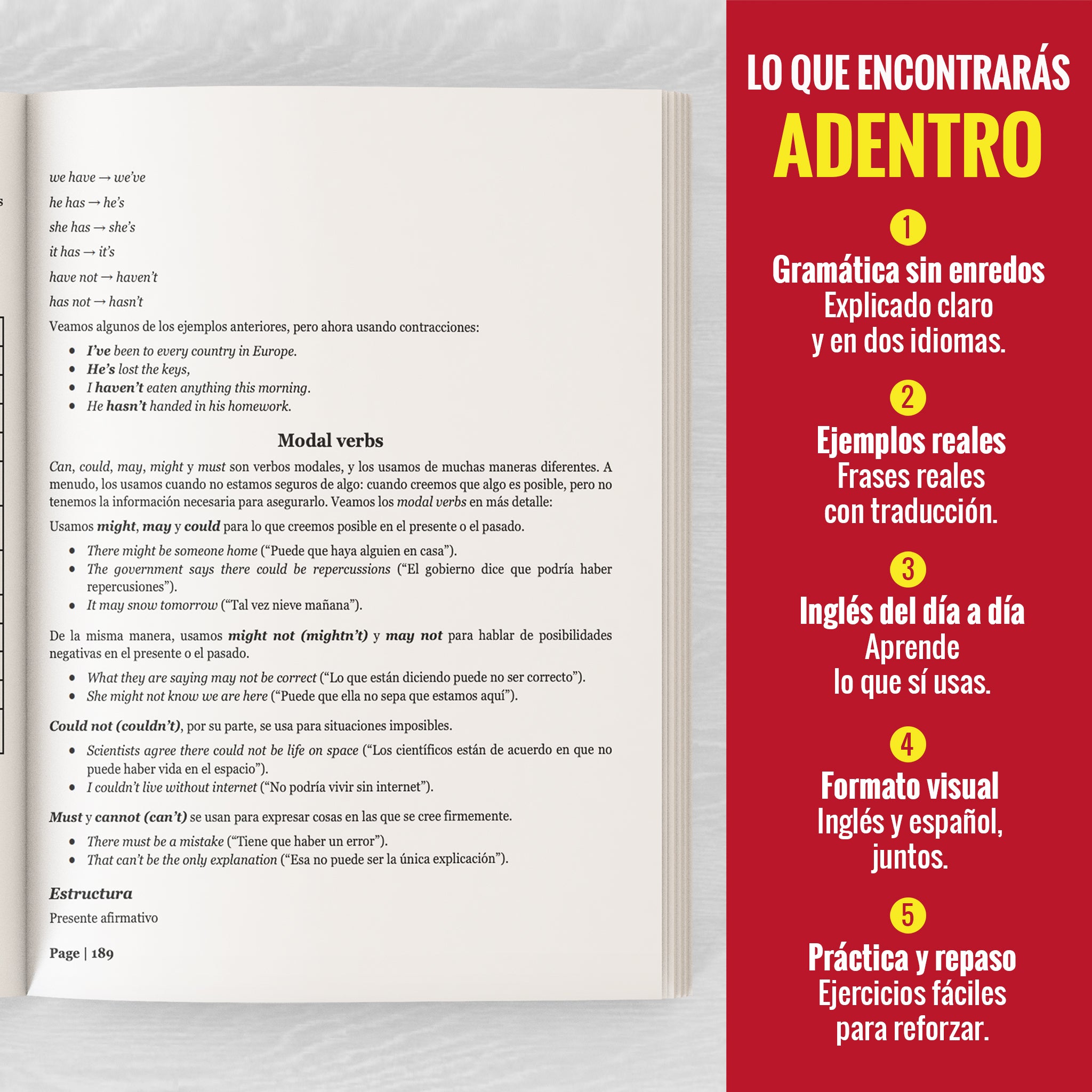 Aprender inglés para adultos principiantes: 7 libros en 1 + 100 Flashcards + Bookmark: ¡Habla inglés en 30 días! (Versión oficial 2025)