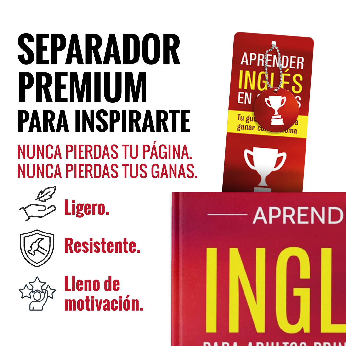 Aprender inglés para adultos principiantes 100 Flashcards Físicas + Audios + eBook | Habla Inglés Rápido en 30 Días