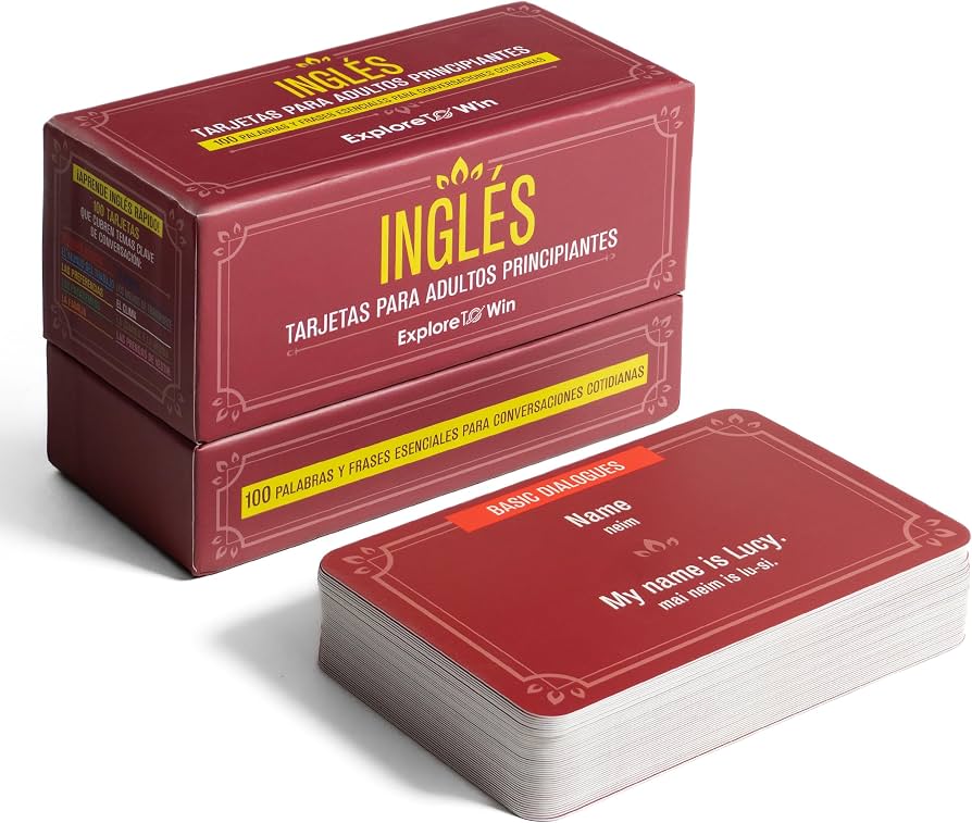 100 Flashcards de Inglés — Acompañamiento del Libro