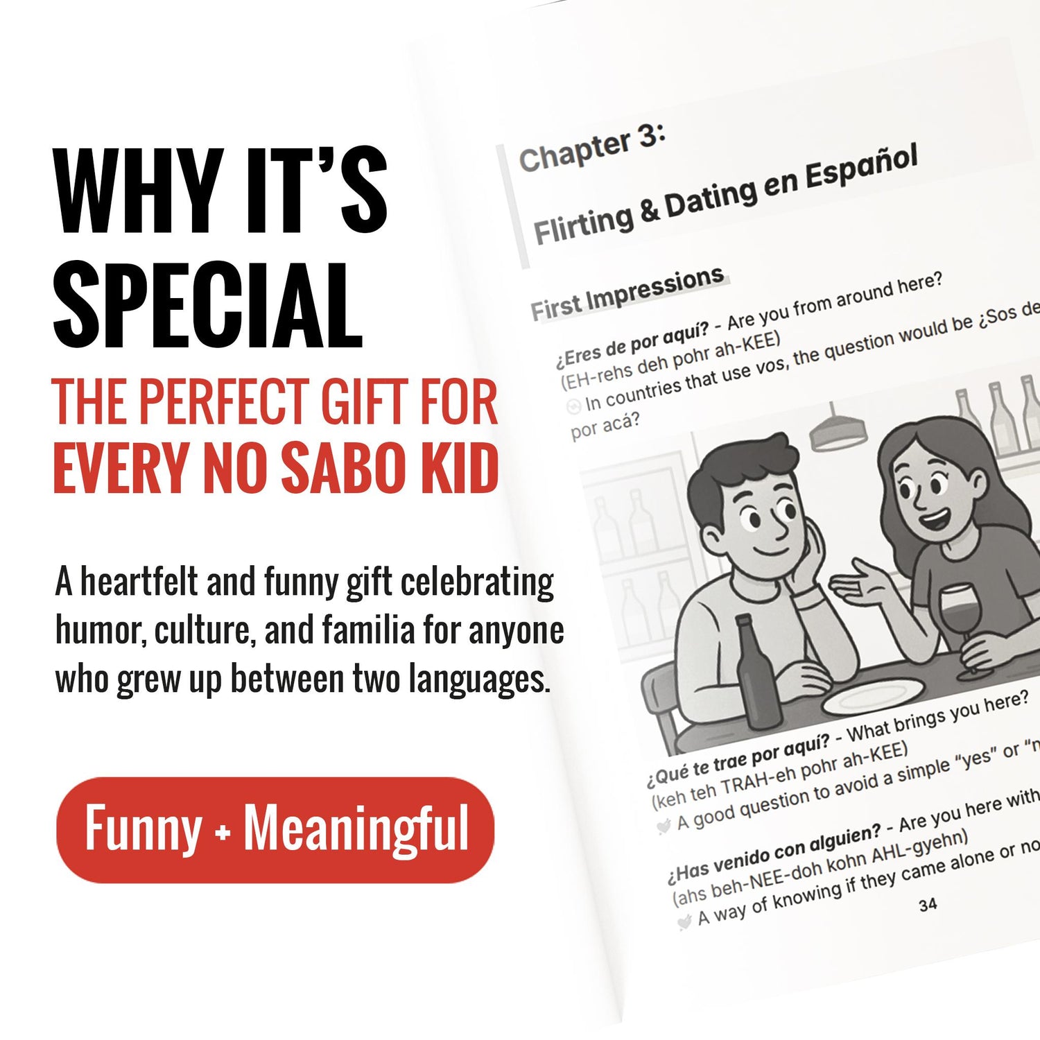 Spanish Phrasebook (No Sabo Edition): 800 Spanglish Phrases to Keep You From Just Smiling and Nodding