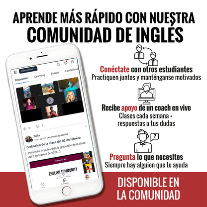 Aprender inglés para adultos principiantes:  7 libros en 1 + 100 Flashcards + Diccionario + Bookmark: ¡Habla inglés en 30 días!