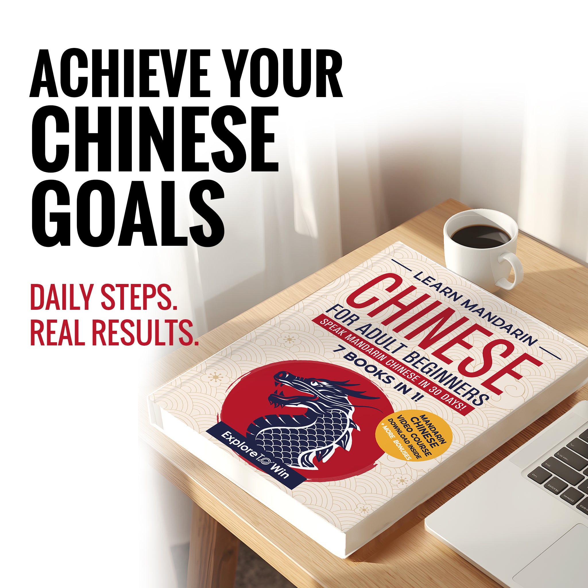 Learn Mandarin Chinese for Adult Beginners: 7 Books in 1: Speak Mandarin Chinese In 30 Days!