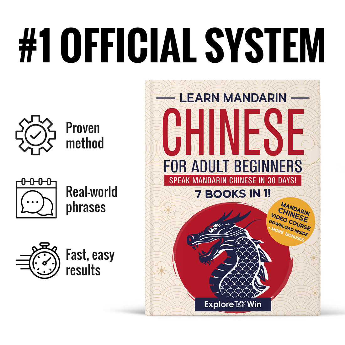 Learn Mandarin Chinese for Adult Beginners: 7 Books in 1: Speak Mandarin Chinese In 30 Days!