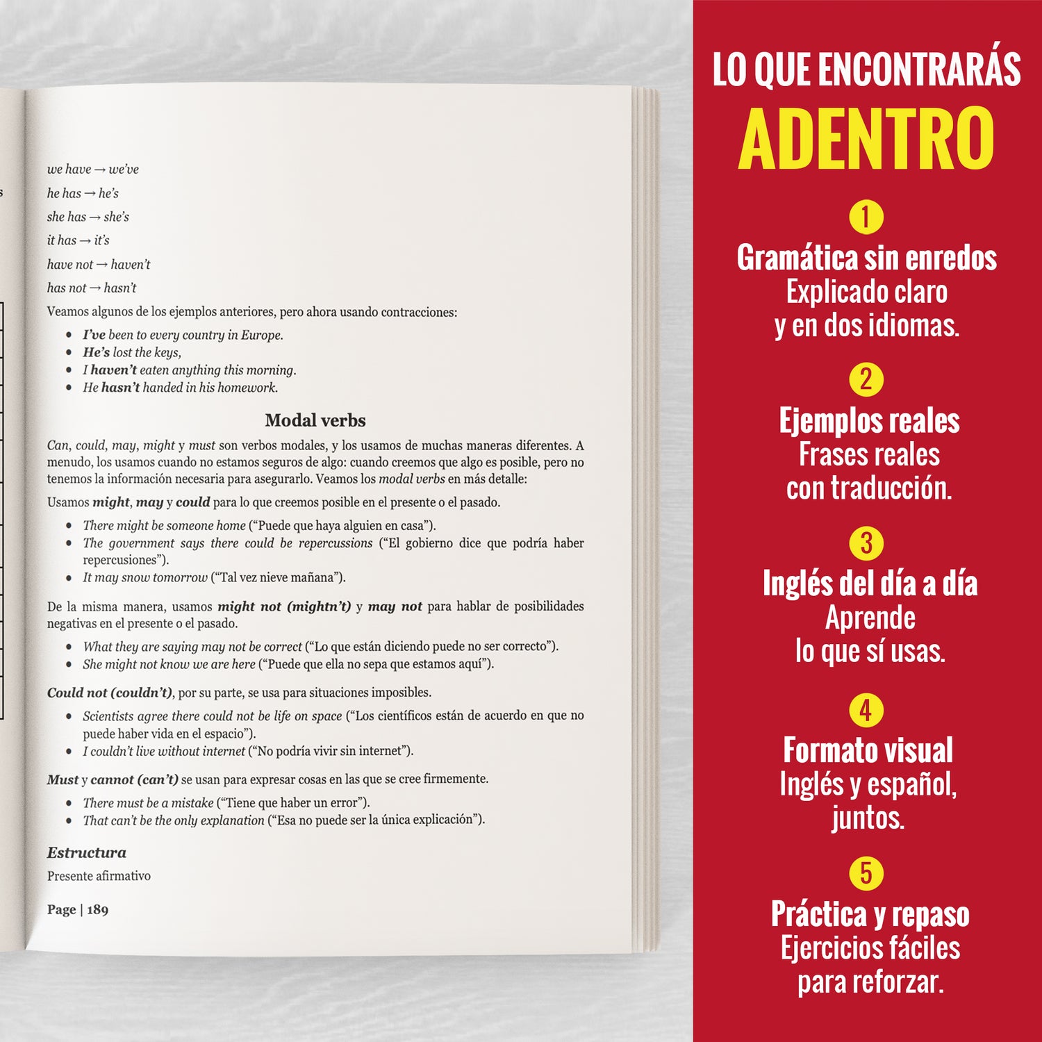Aprender inglés para adultos principiantes: 7 libros en 1 + 100 Flashcards + Bookmark: ¡Habla inglés en 30 días! (Versión oficial 2025)