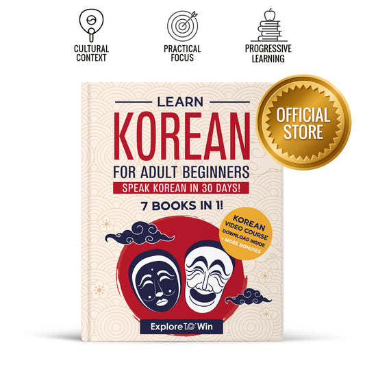 Learn Korean for Adult Beginners: 7 Books in 1: Speak Korean In 30 Days!