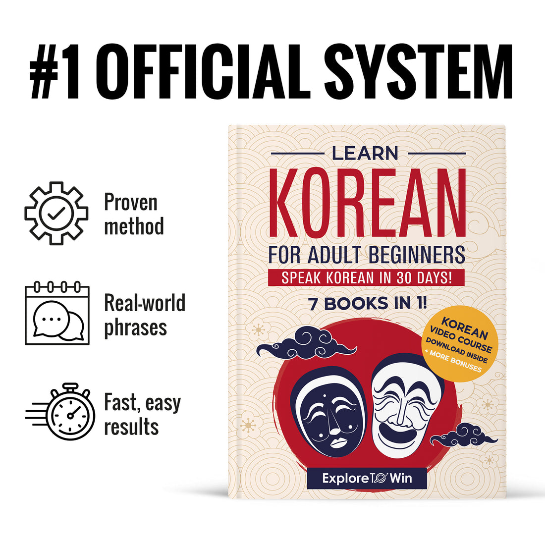 Learn Korean for Adult Beginners: 7 Books in 1: Speak Korean In 30 Days!