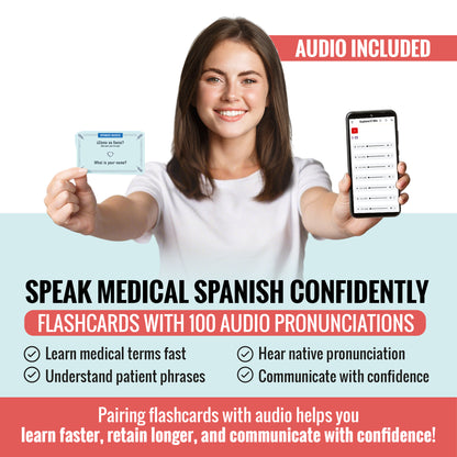 Learn Medical Spanish Flashcards for Healthcare Professionals: 100+ Essential Words and Phrases for Modern Healthcare
