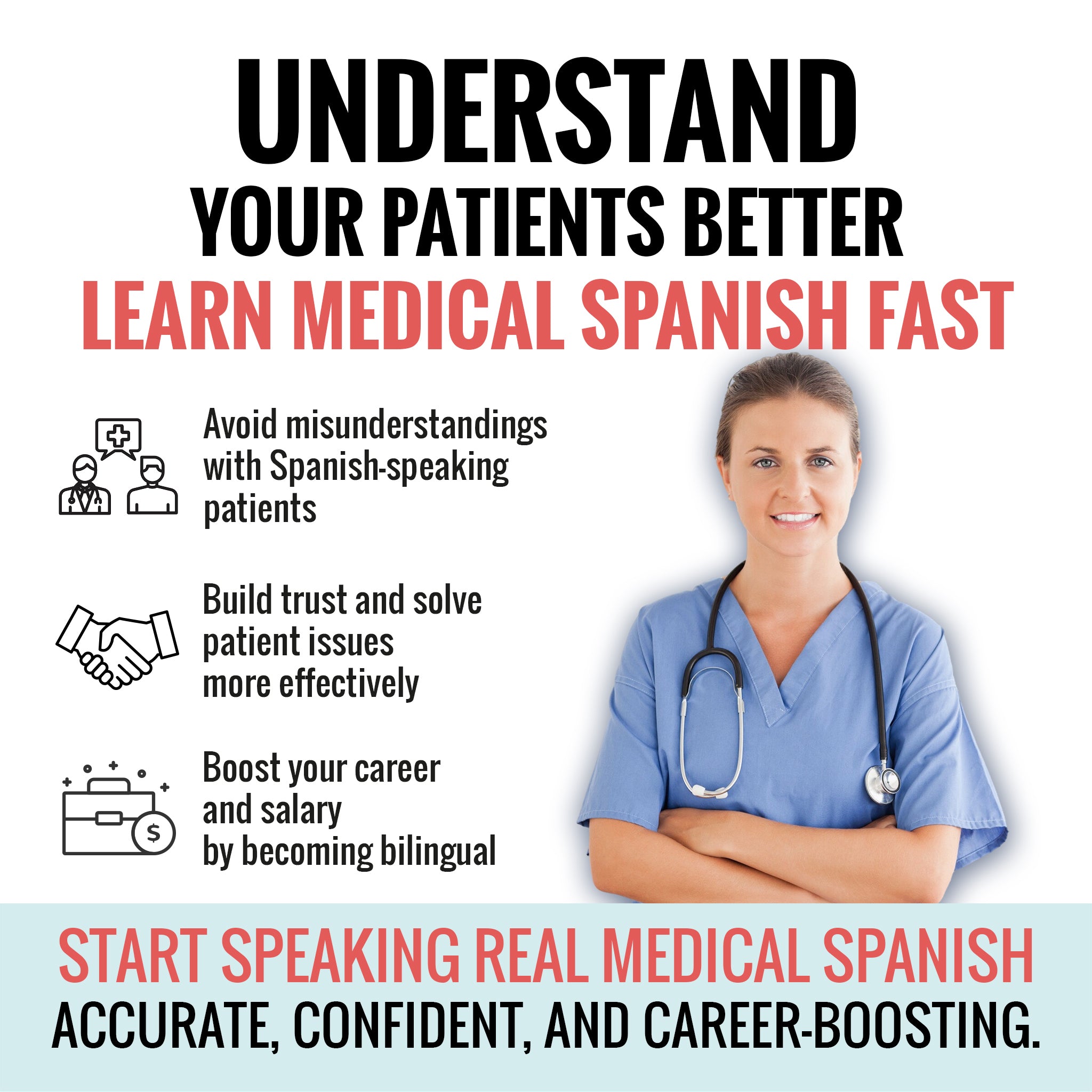 Learn Medical Spanish For Healthcare Professionals: 7 Books in 1 + 100 Flashcards + Bookmark: Speak Medical Spanish in 30 Days!