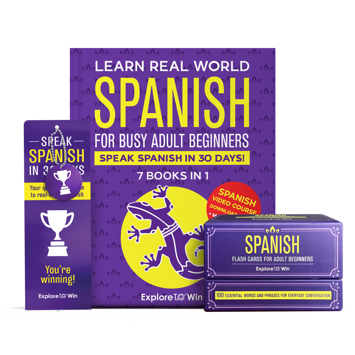 Complete Bundle: book, 100 flashcards and bookmark in one order 