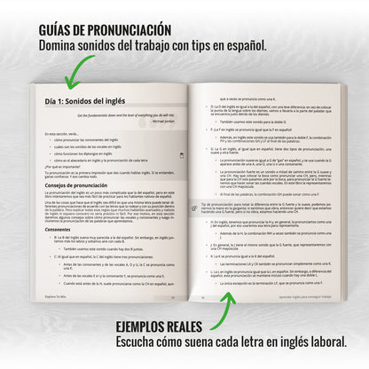 Aprender inglés para el lugar de trabajo: ¡Domina el inglés laboral en solo 30 días! – Incluye vocabulario esencial, frases para entrevistas y conversaciones reales para hispanohablantes